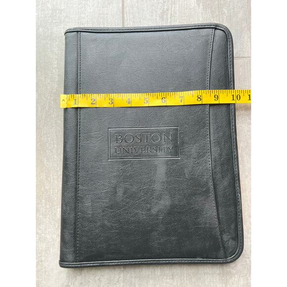 Boston University Portfolio Padfolio NEW Charcoal Black Binder Folder File - Picture 3 of 7